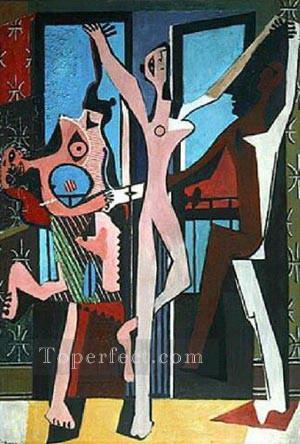 三人のダンサー 1925 年キュビスト パブロ・ピカソ油絵